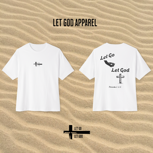 Oversized Let Go and Let God Tee